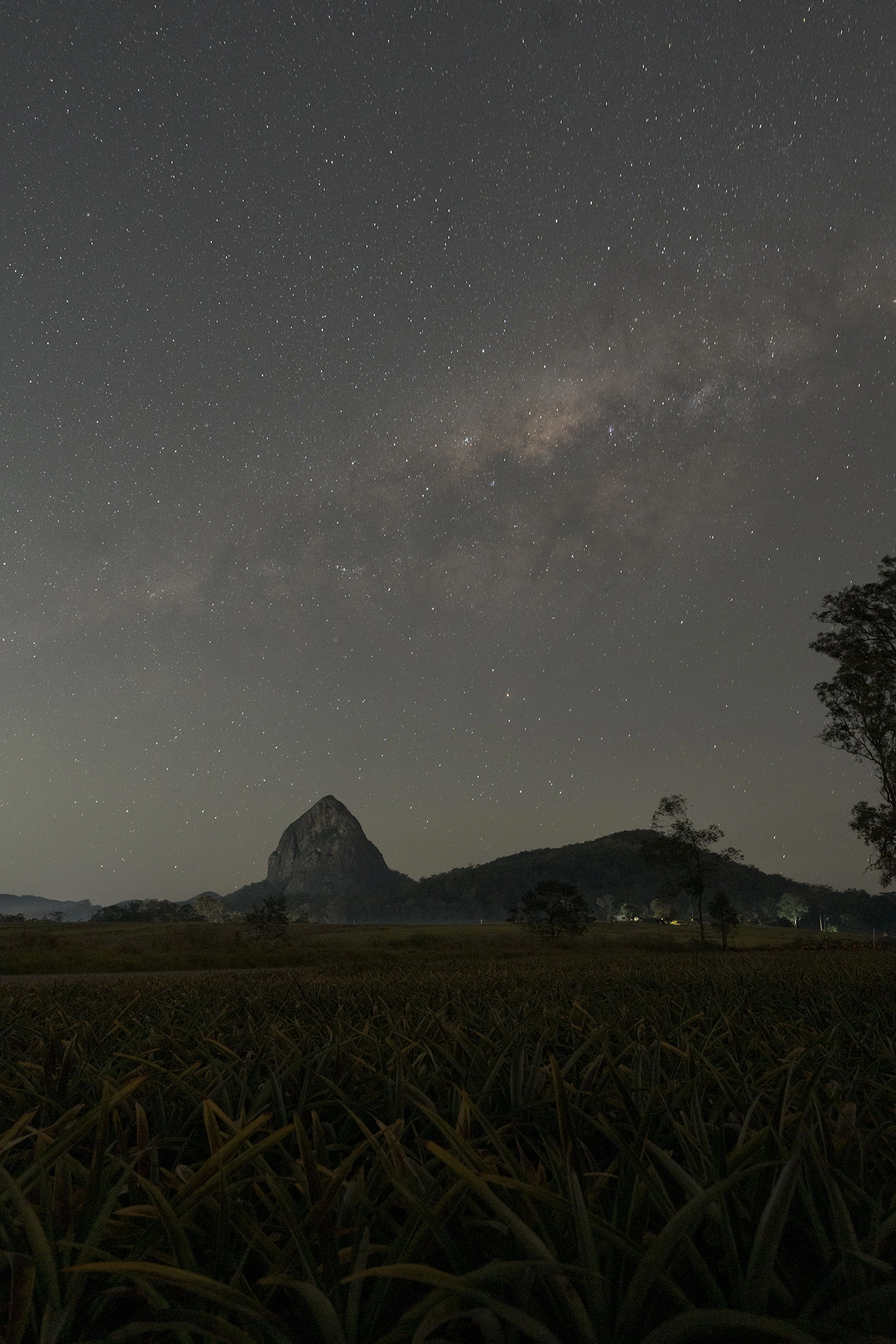 Untouched nightscape before AstroCooker